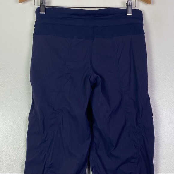 Lululemon Studio Crop Relaxed Fit Pant Sz 4 Concord Grape Drawstring Unlined - Picture 7 of 12